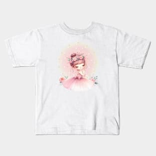 Coquette Princess Ballerina Kids T-Shirt